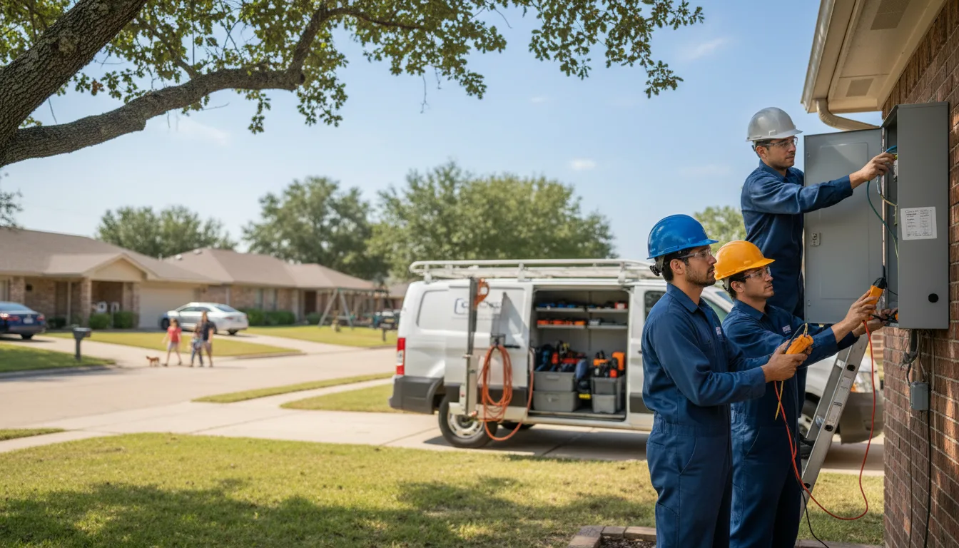 Certified electrician providing emergency electrical services in Ruby, NY